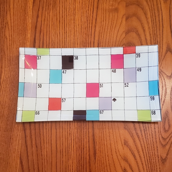 kate spade Other - Kate Spade Lenox "Say The Word" crossword design trinket tray